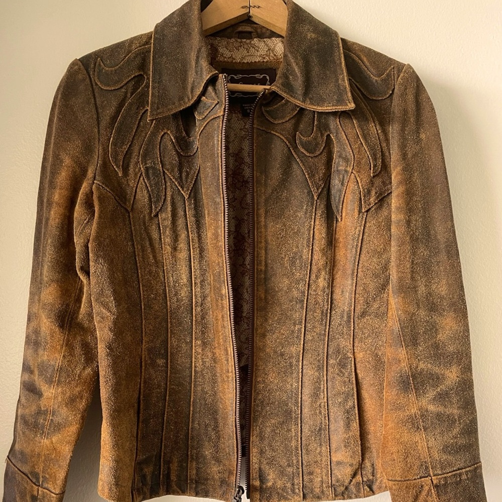 SM Guess Leather Jacket
